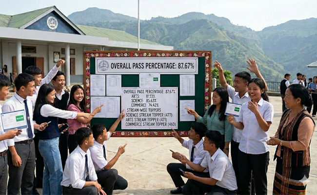Mizoram class 12 results out, pass percentage at 87.67